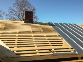 Gamla skorstenen som behöver muras om