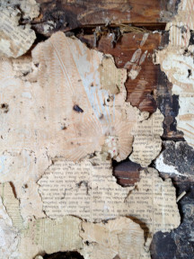 Fragment av tapet i Selmas Kammare.
