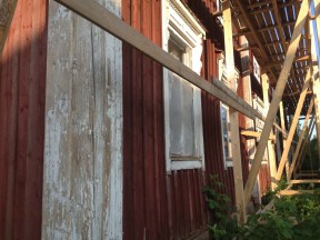 Västra sidan i kvällsljus