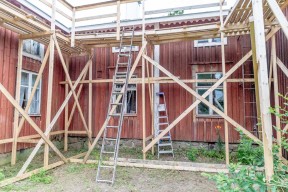 Östra sidan utan foder.