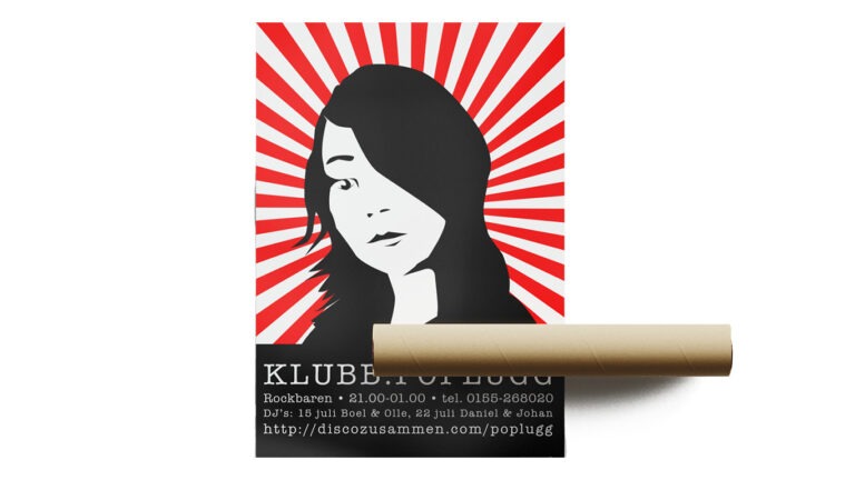 Klubb Poplugg – grafisk form & illustration